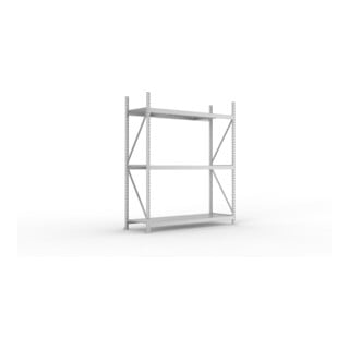 Meta Weitspannregal MINI-RACK 2200 x 1800 x 650 mm Stahlpaneele verzinkt