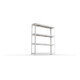 Meta Weitspannregal Speed Rack 1970 x 1700 x 400 mm verzinkt + 4 Fachebenen + Spanplatten