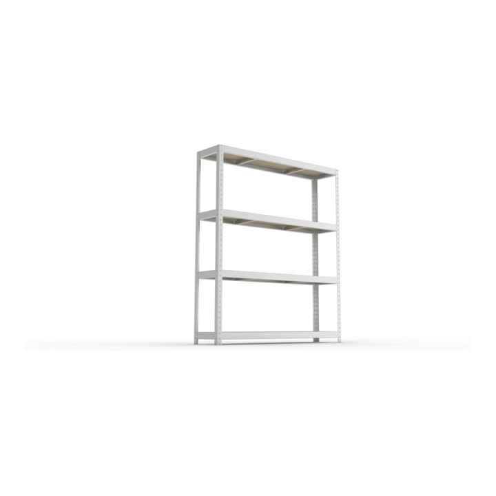 Meta Weitspannregal Speed Rack 1970 x 1700 x 400 mm verzinkt + 4 Fachebenen + Spanplatten