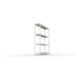 Meta Weitspannregal Speed Rack 1970 x 1700 x 400 mm verzinkt + 4 Fachebenen + Spanplatten