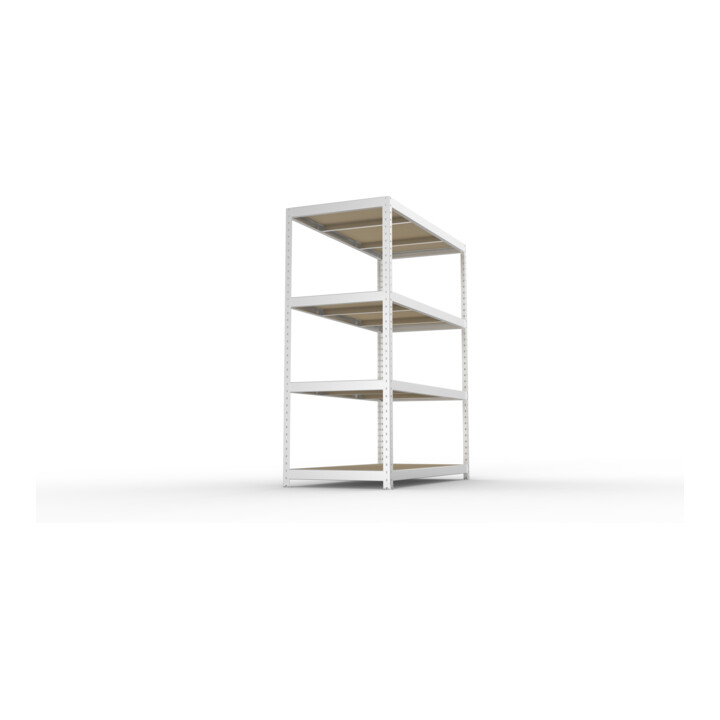Meta Weitspannregal Speed Rack 1970 x 1700 x 800 mm verzinkt + 4 Fachebenen + Spanplatten