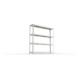 Meta Weitspannregal Speed Rack 1970 x 2000 x 400 mm verzinkt + 4 Fachebenen + Spanplatten