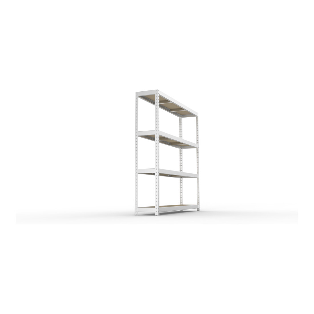 Meta Weitspannregal Speed Rack 1970 x 2000 x 400 mm verzinkt + 4 Fachebenen + Spanplatten