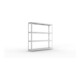 Meta Weitspannregal Speed Rack 1970 x 2000 x 400 mm verzinkt + 4 Fachebenen + Stahlpaneelen