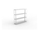 Meta Weitspannregal Speed Rack 1970 x 2000 x 400 mm verzinkt + 4 Fachebenen + Stahlpaneelen