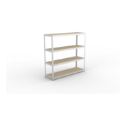 Meta Weitspannregal Speed Rack 1970 x 2000 x 600 mm verzinkt + 4 Fachebenen + Spanplatten-2