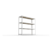 Meta Weitspannregal Speed Rack 1970 x 2000 x 600 mm verzinkt + 4 Fachebenen + Spanplatten-4
