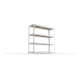 Meta Weitspannregal Speed Rack 1970 x 2000 x 600 mm verzinkt + 4 Fachebenen + Spanplatten