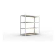 Meta Weitspannregal Speed Rack 1970 x 2000 x 800 mm verzinkt + 4 Fachebenen + Spanplatten-1