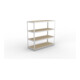Meta Weitspannregal Speed Rack 1970 x 2000 x 800 mm verzinkt + 4 Fachebenen + Spanplatten