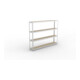 Meta Weitspannregal Speed Rack 1970 x 2500 x 400 mm verzinkt + 4 Fachebenen + Spanplatten
