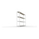 Meta Weitspannregal Speed Rack 1970 x 2500 x 400 mm verzinkt + 4 Fachebenen + Spanplatten