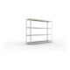 Meta Weitspannregal Speed Rack 1970 x 2500 x 600 mm verzinkt + 4 Fachebenen + Spanplatten
