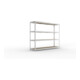 Meta Weitspannregal Speed Rack 1970 x 2500 x 600 mm verzinkt + 4 Fachebenen + Spanplatten