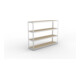 Meta Weitspannregal Speed Rack 1970 x 2500 x 600 mm verzinkt + 4 Fachebenen + Spanplatten