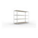 Meta Weitspannregal Speed Rack 1970 x 2500 x 800 mm verzinkt + 4 Fachebenen + Spanplatten