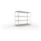 Meta Weitspannregal Speed Rack 1970 x 2500 x 800 mm verzinkt + 4 Fachebenen + Spanplatten