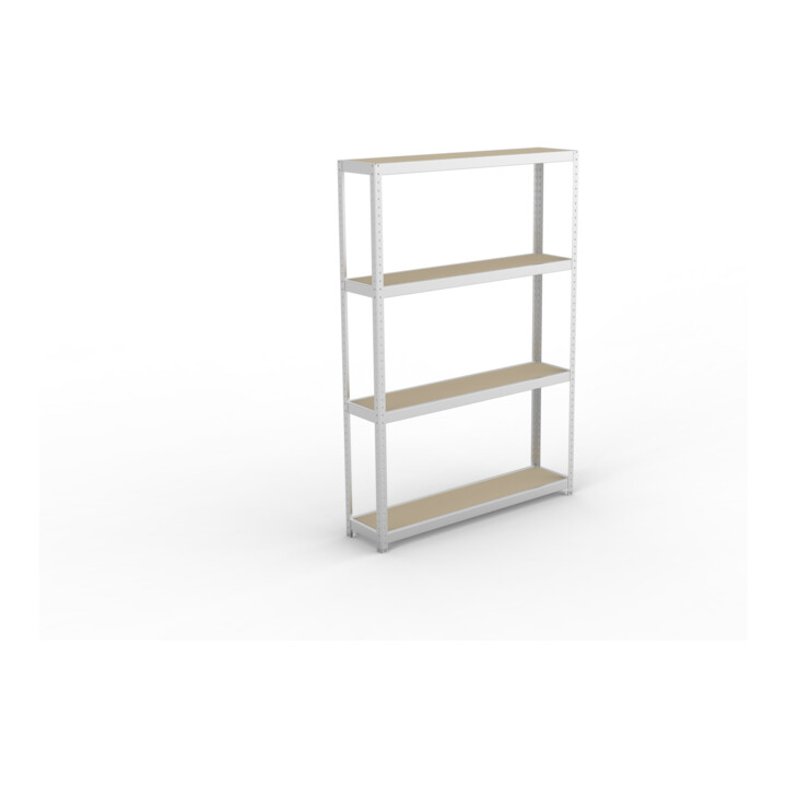 Meta Weitspannregal Speed Rack 2470 x 1700 x 400 mm verzinkt + 4 Fachebenen + Spanplatten