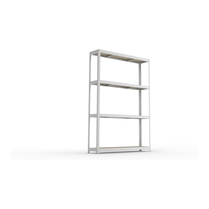 Meta Weitspannregal Speed Rack 2470 x 1700 x 400 mm verzinkt + 4 Fachebenen + Spanplatten