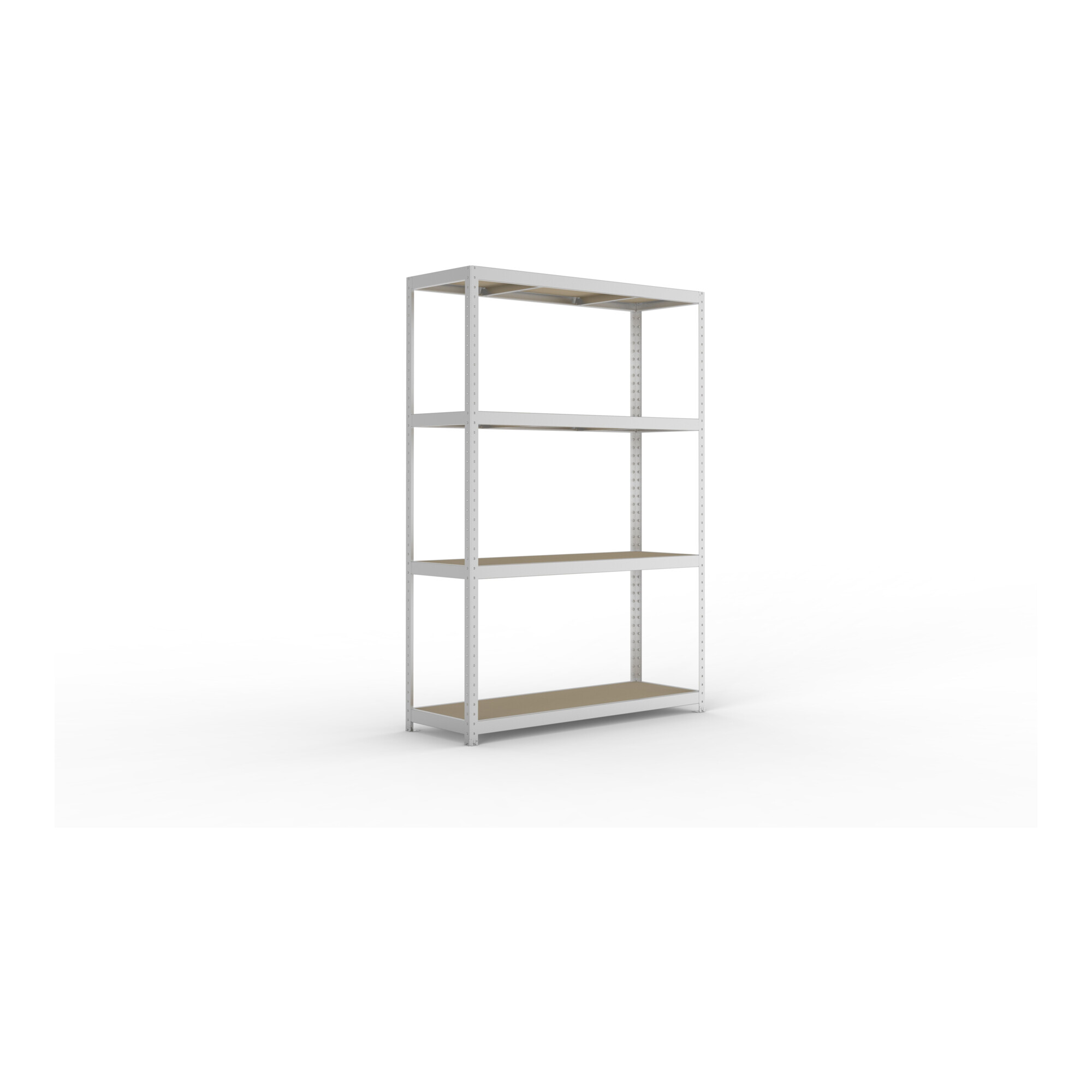 Meta Weitspannregal Speed Rack 2470 x 1700 x 600 mm verzinkt + 4 Fachebenen + Spanplatten