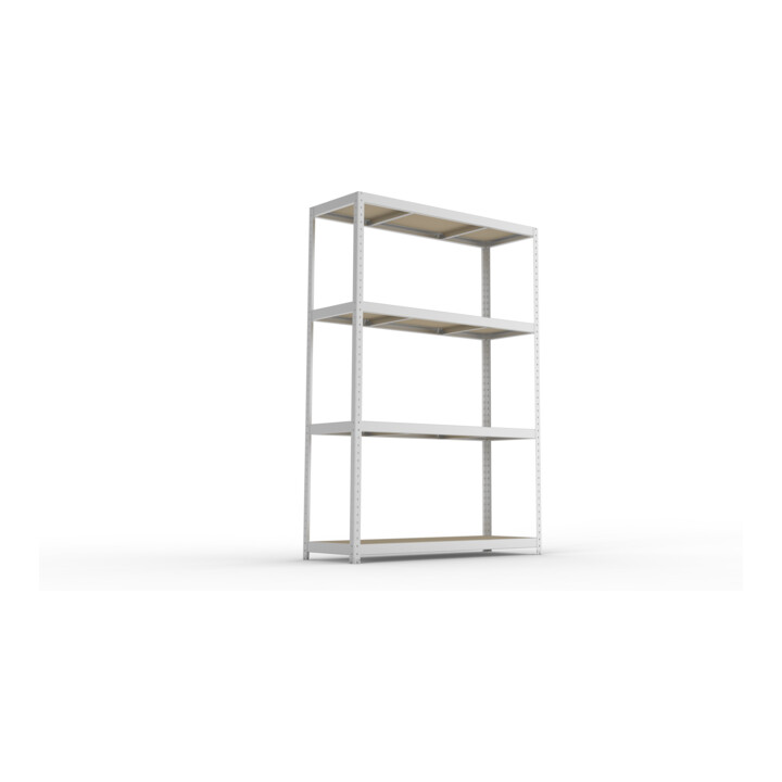 Meta Weitspannregal Speed Rack 2470 x 1700 x 600 mm verzinkt + 4 Fachebenen + Spanplatten