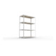 Meta Weitspannregal Speed Rack 2470 x 1700 x 800 mm verzinkt + 4 Fachebenen + Spanplatten