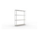 Meta Weitspannregal Speed Rack 2470 x 2000 x 400 mm verzinkt + 4 Fachebenen + Spanplatten