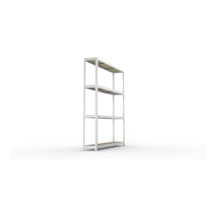 Meta Weitspannregal Speed Rack 2470 x 2000 x 400 mm verzinkt + 4 Fachebenen + Spanplatten