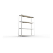 Meta Weitspannregal Speed Rack 2470 x 2000 x 600 mm verzinkt + 4 Fachebenen + Spanplatten-5