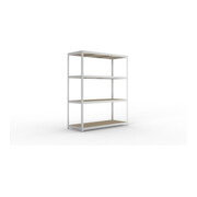 Meta Weitspannregal Speed Rack 2470 x 2000 x 800 mm verzinkt + 4 Fachebenen + Spanplatten-1