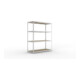 Meta Weitspannregal Speed Rack 2470 x 2000 x 800 mm verzinkt + 4 Fachebenen + Spanplatten