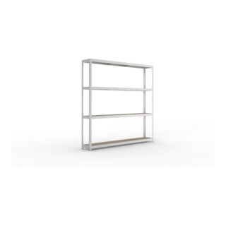 Meta Weitspannregal Speed Rack 2470 x 2500 x 400 mm verzinkt + 4 Fachebenen + Spanplatten