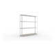 Meta Weitspannregal Speed Rack 2470 x 2500 x 400 mm verzinkt + 4 Fachebenen + Spanplatten