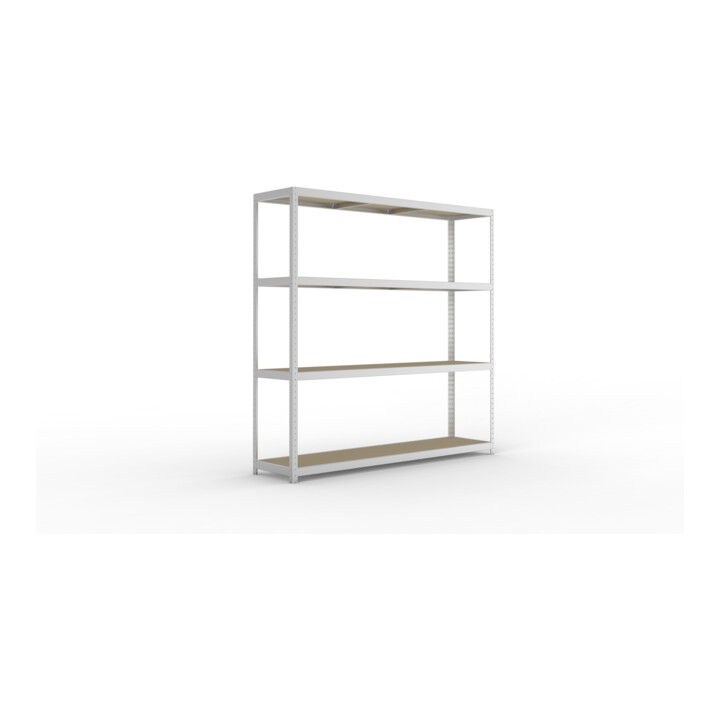 Set META-Regalbau GmbH & Weitspannregal SPEED RACK2500x600x2470 mm verz. +...