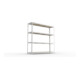 Meta Weitspannregal Speed Rack 2470 x 2500 x 600 mm verzinkt + 4 Fachebenen + Spanplatten