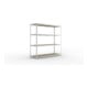 Meta Weitspannregal Speed Rack 2470 x 2500 x 800 mm verzinkt + 4 Fachebenen + Spanplatten