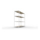 Meta Weitspannregal Speed Rack 2470 x 2500 x 800 mm verzinkt + 4 Fachebenen + Spanplatten
