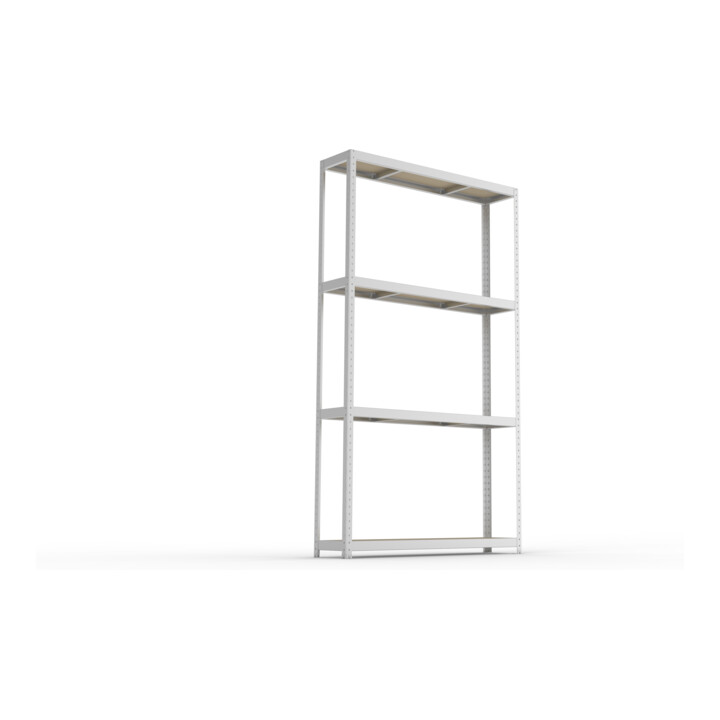 Meta Weitspannregal Speed Rack 2970 x 1700 x 400 mm verzinkt + 4 Fachebenen + Spanplatten