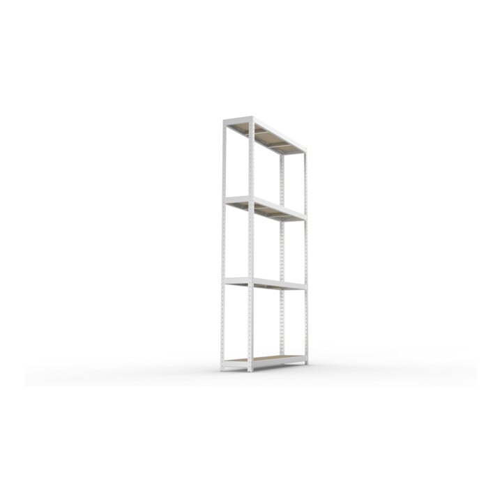 Meta Weitspannregal Speed Rack 2970 x 1700 x 400 mm verzinkt + 4 Fachebenen + Spanplatten