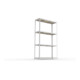 Meta Weitspannregal Speed Rack 2970 x 1700 x 600 mm verzinkt + 4 Fachebenen + Spanplatten