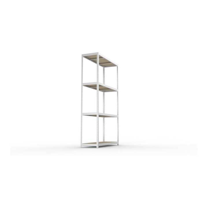Meta Weitspannregal Speed Rack 2970 x 1700 x 600 mm verzinkt + 4 Fachebenen + Spanplatten