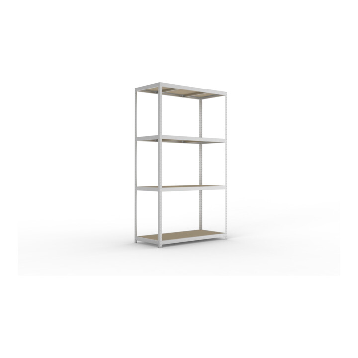 Meta Weitspannregal Speed Rack 2970 x 1700 x 800 mm verzinkt + 4 Fachebenen + Spanplatten