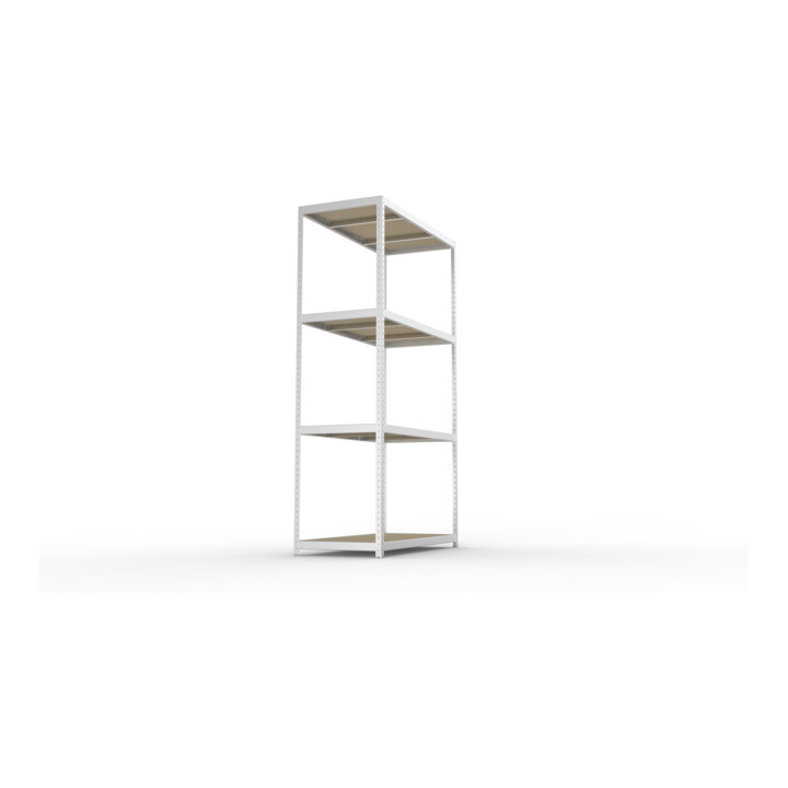 Meta Weitspannregal Speed Rack 2970 x 1700 x 800 mm verzinkt + 4 Fachebenen + Spanplatten