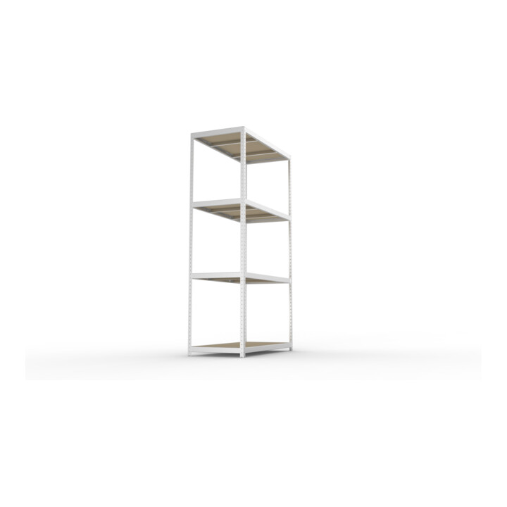 Meta Weitspannregal Speed Rack 2970 x 1700 x 800 mm verzinkt + 4 Fachebenen + Spanplatten