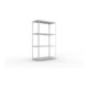 Meta Weitspannregal Speed Rack 2970 x 1700 x 800 mm verzinkt + 4 Fachebenen + Stahlpaneelen