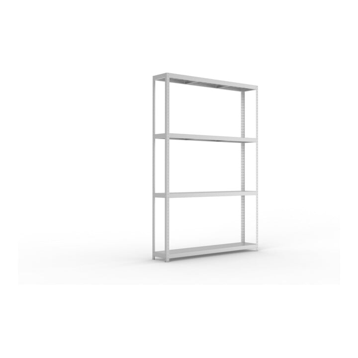 Meta Weitspannregal Speed Rack 2970 x 2000 x 400 mm verzinkt + 4 Fachebenen + Stahlpaneelen