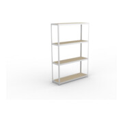 Meta Weitspannregal Speed Rack 2970 x 2000 x 600 mm verzinkt + 4 Fachebenen + Spanplatten-2
