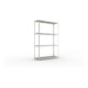 Meta Weitspannregal Speed Rack 2970 x 2000 x 600 mm verzinkt + 4 Fachebenen + Spanplatten