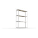 Meta Weitspannregal Speed Rack 2970 x 2000 x 600 mm verzinkt + 4 Fachebenen + Spanplatten