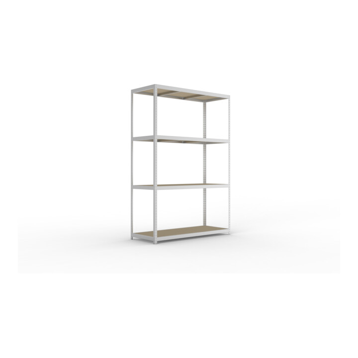 Meta Weitspannregal Speed Rack 2970 x 2000 x 800 mm verzinkt + 4 Fachebenen + Spanplatten